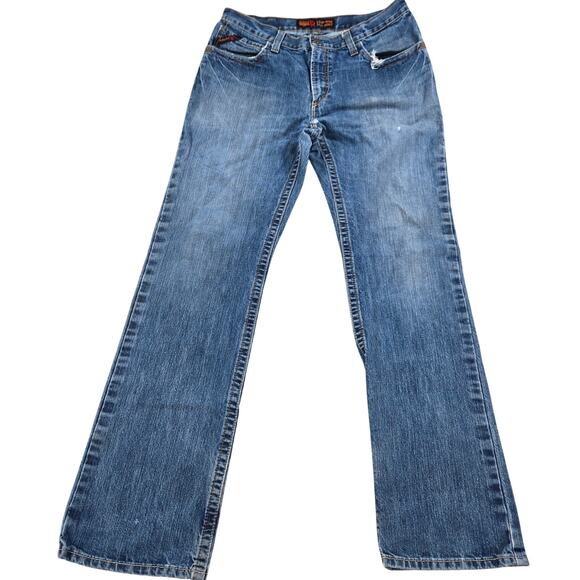 Ariat Flame Resistant M4 Relaxed Low Rise Basic Boot Cut Jean Men's Size 35 - Picture 2 of 12